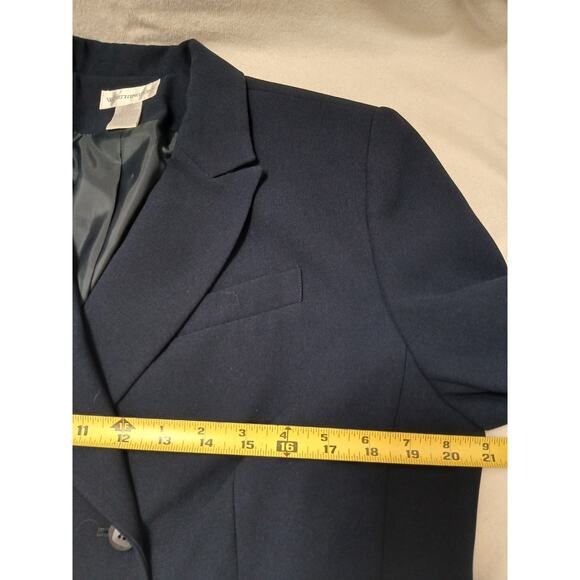 Worthington Blazer Power Jacket 14P Black Business Career Office Workwear Luxury - Picture 8 of 16